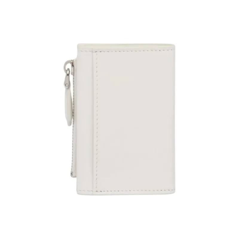 PRADA Leather Card Holder Unisex White-1