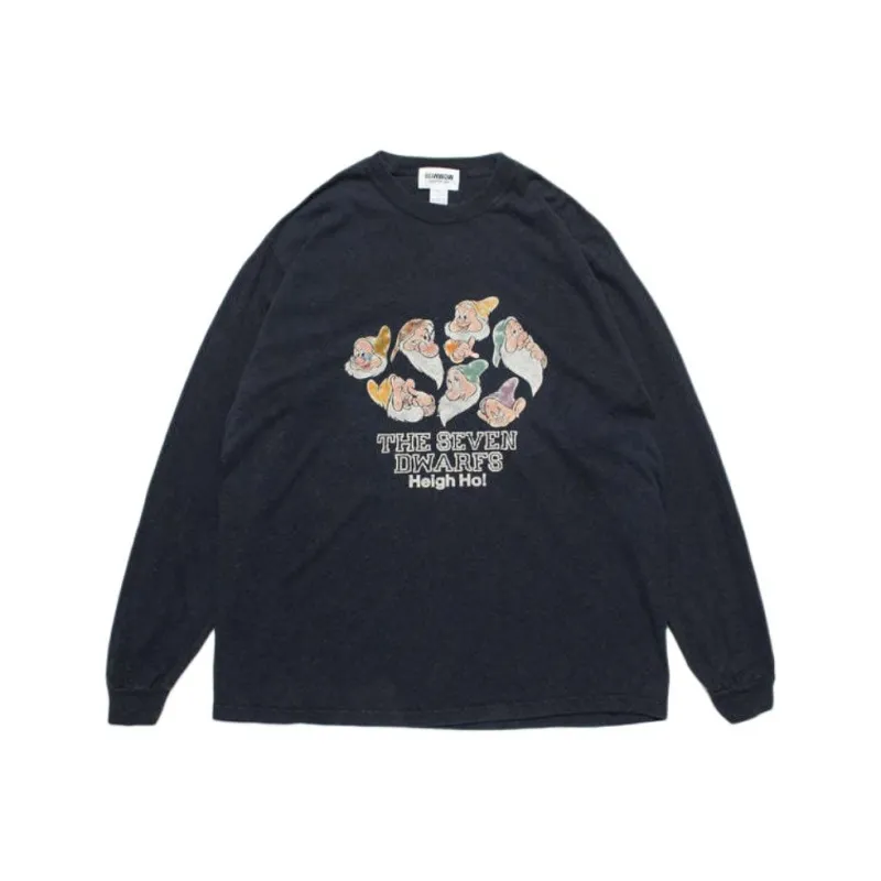 Bowwow SS25 【DISNEY / BOW WOW COLLECTION】SEVEN DWARFS LS T Shirt Unisex-0