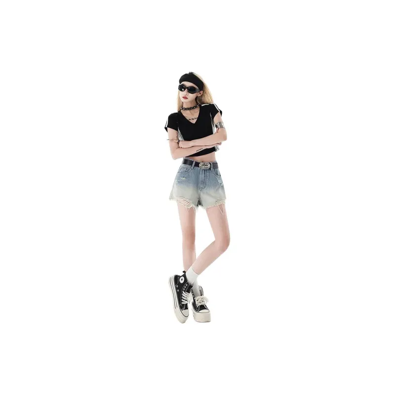 The New Age Family Denim Shorts Women's-0