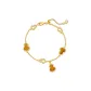 Tiger's Eye Stone Gourd Bracelet