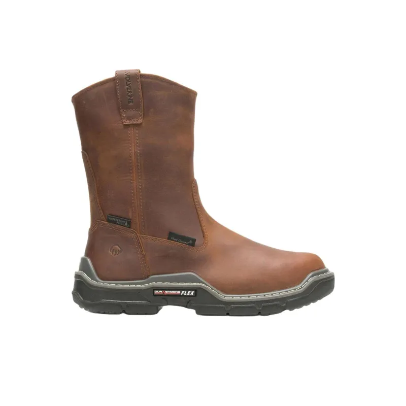 WOLVERINE Raider DuraShocks Metguard Waterproof Boots Peanut-1