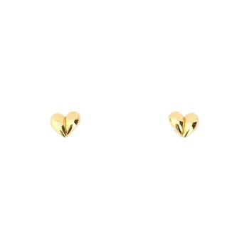 Bottega Veneta 18K Gold Earrings Unisex Gold