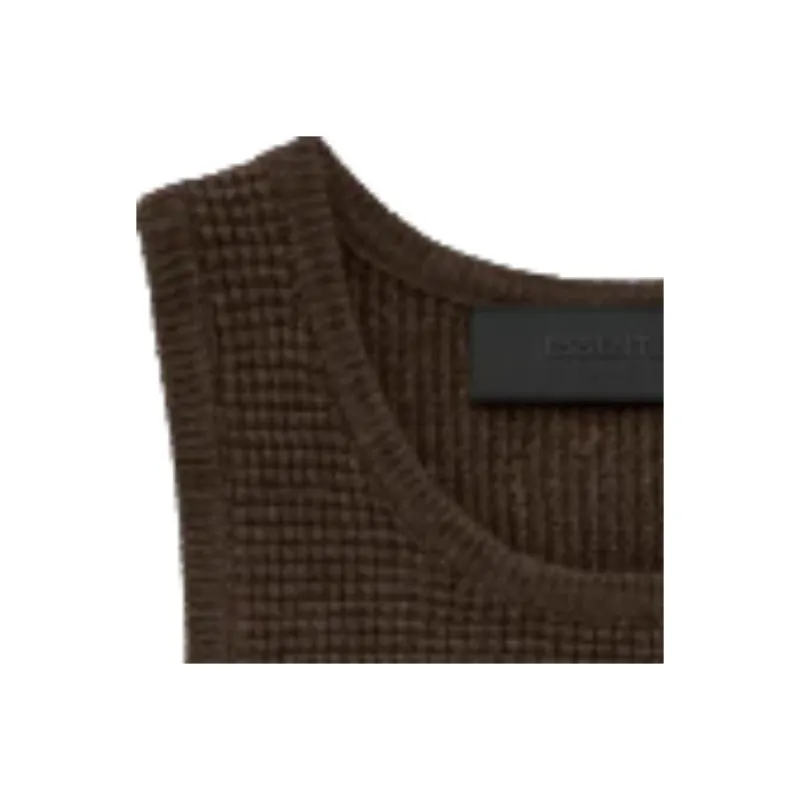 Fear Of God Essentials Women's Waffle Sport Tank Brown-2