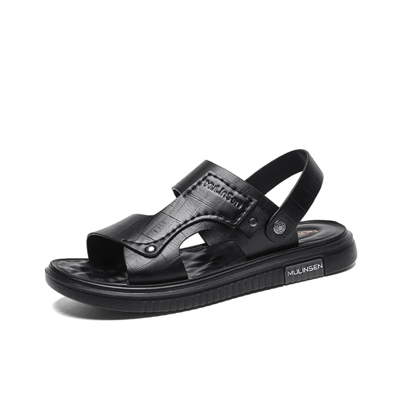 Mulinsen Beach Sandals Men Black-1