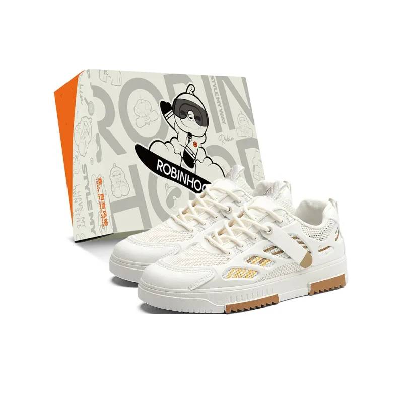 ROBINHOOD Coverage Slip Resistant Cushioning Impact Resistance Abrasion Resistant Low Top Skateboard Shoes Men's-12