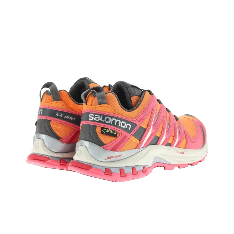 SALOMON XA PRO 3D Anti Slip Wear Resistant Low Top Hiking Shoes Women's Orange Red-3