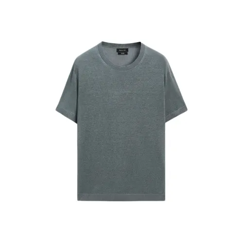Massimo Dutti T Shirts Men Blue