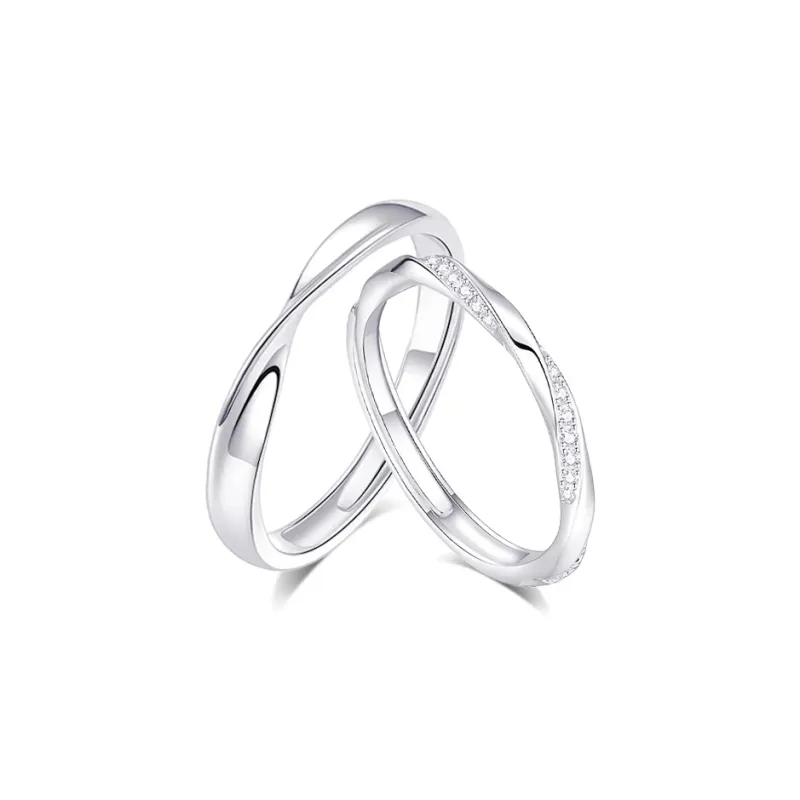 KUMET Sterling Silver Rings Unisex-0