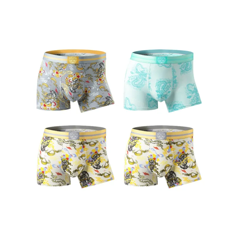 PLANDOO Underpants Men's 4 Pack-11
