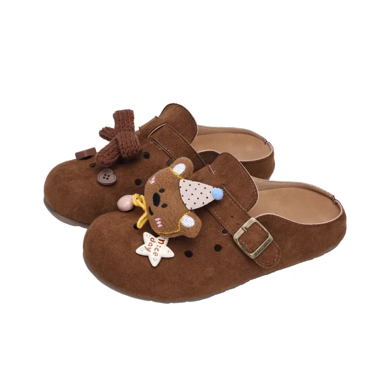XMISTUO Quiet Abrasion Resistant Slip Resistant Closed Toe Slippers Women's-10