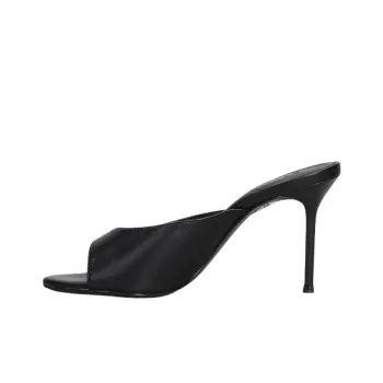 Schutz Slide Slippers 9cm Women's Black