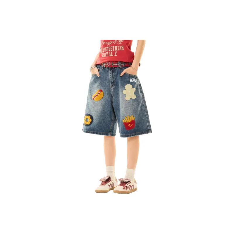 SOIE Denim Shorts Unisex-0