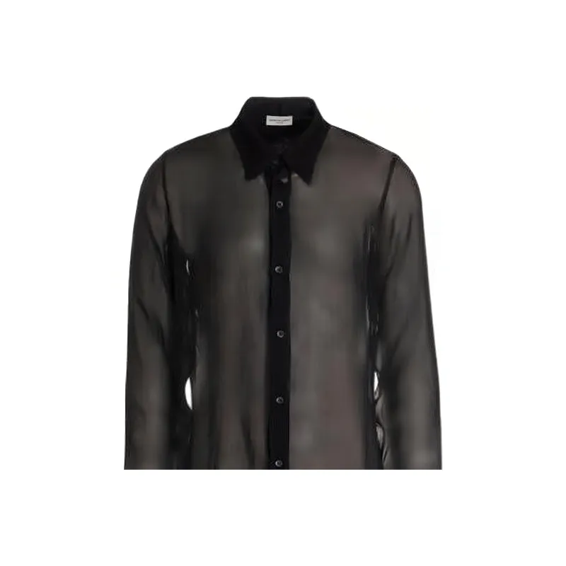 DRIES VAN NOTEN SS22 Shirt Men's Black-2