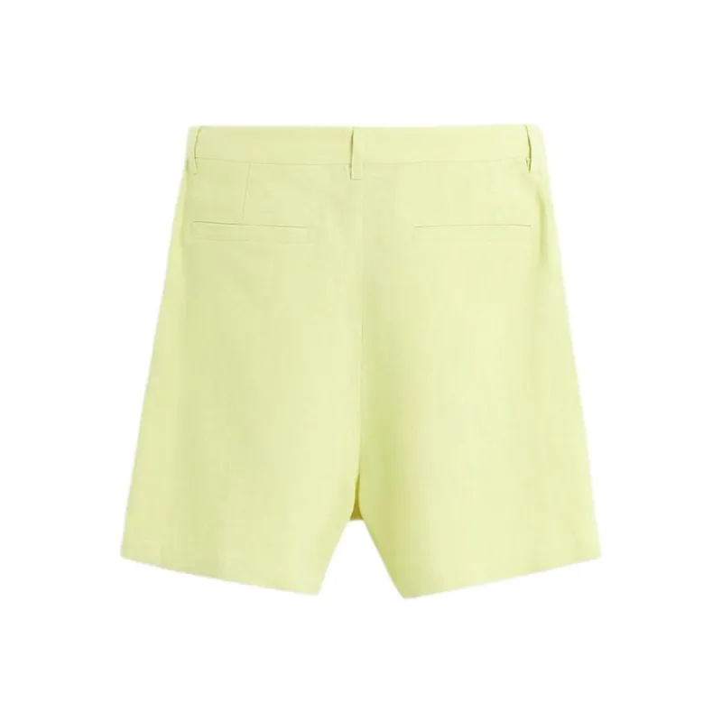 ZARA Casual Shorts Men Lime-1