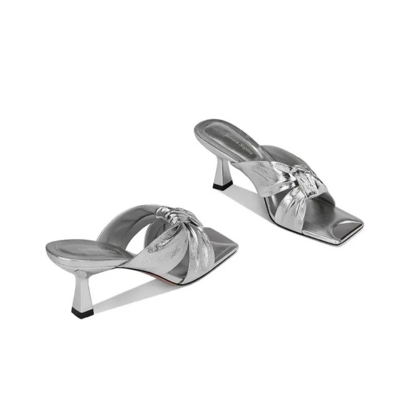 JESSICA SOPHIA Rubber Sole Slip Resistant Abrasion Resistant Slide Slippers Women's-8