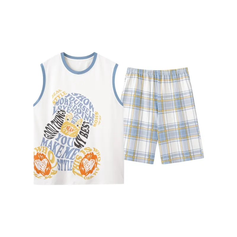 Pretty lady Men Pajama Sets-0