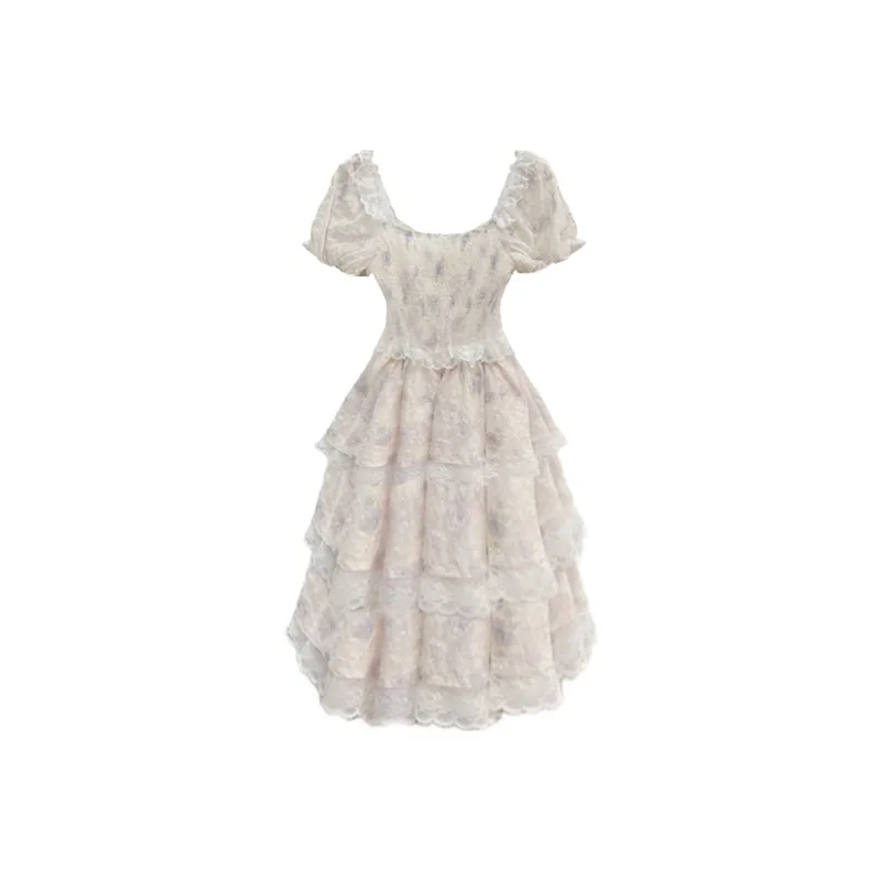 Peaches Peaches Short Sleeved Dress Women's-14