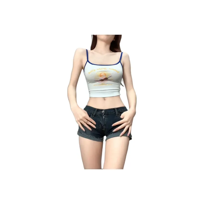 GOSO Denim Shorts Women's Dark Blue-0