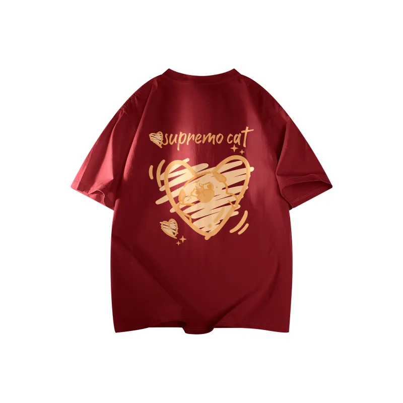 Supremo Cat T Shirts Unisex-8