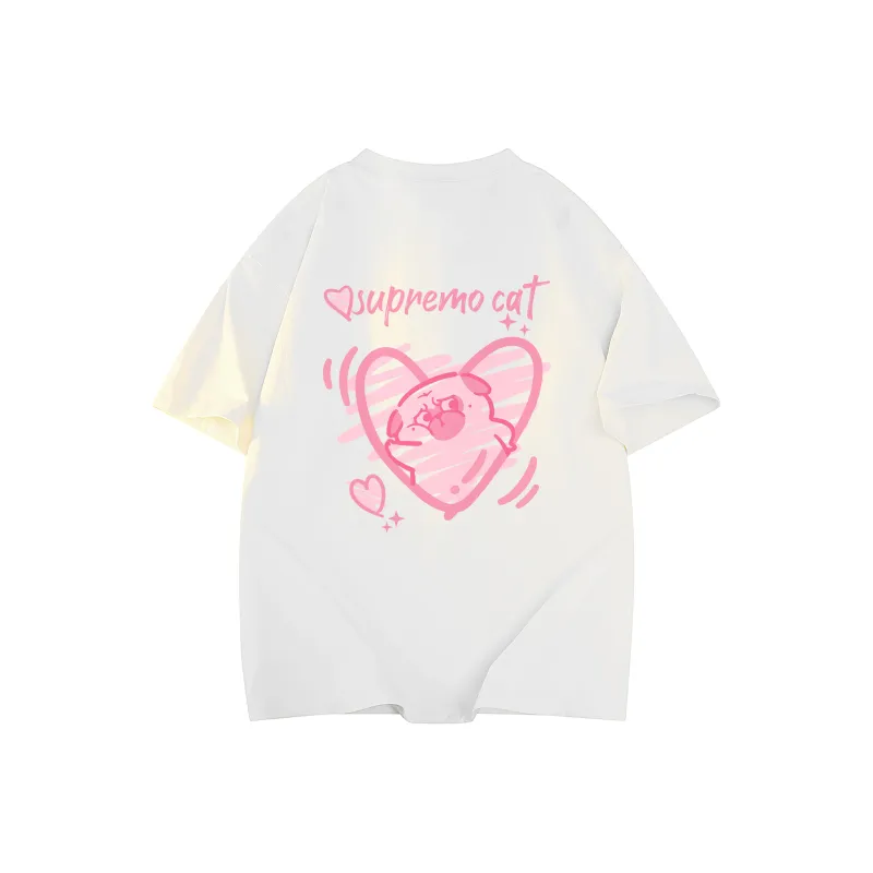 Supremo Cat T Shirts Unisex-2