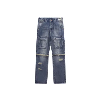 FCB ARCELONA Jeans Unisex Nostalgic Blue