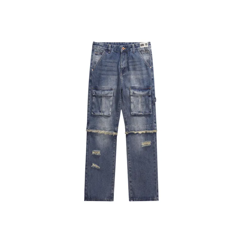 FCB ARCELONA Jeans Unisex Nostalgic Blue-0