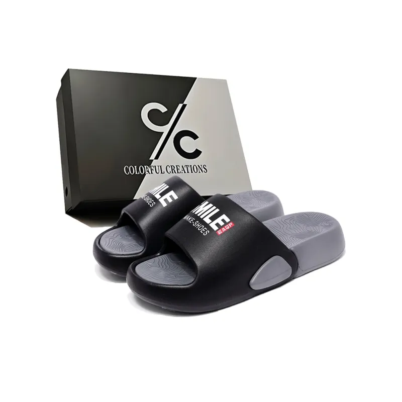 Colorful Creations EVA Quiet, Slip Resistant, Quick Dry Slide Slippers Men's-10