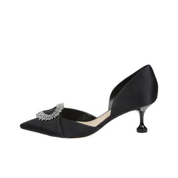 Alexandre Birman Madelina Flared Heel High Heels Women's Black