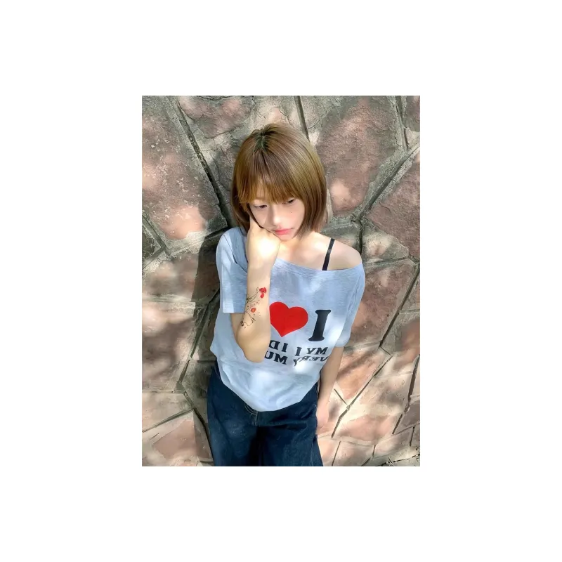 GOSO T Shirts Women's Heather Gray-3