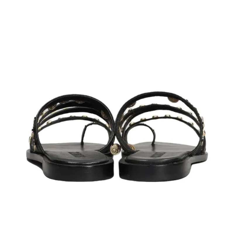 Schutz Studded Flat Sandals Women's-3