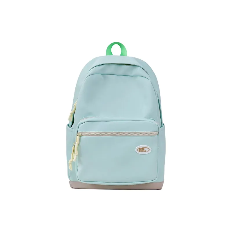 BAODIDAISHU Nylon Backpack Unisex Yellow/Black/Light Gray/Blue/Purple/Green-21