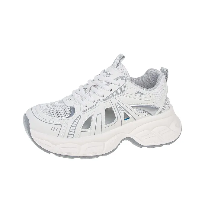 Dragon Dance Breathable, Height Enhancing, Lightweight Low Top Chunky Sneakers Women's-0