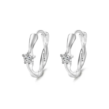 Qing Yi 999 Fine Silver Earrings Unisex
