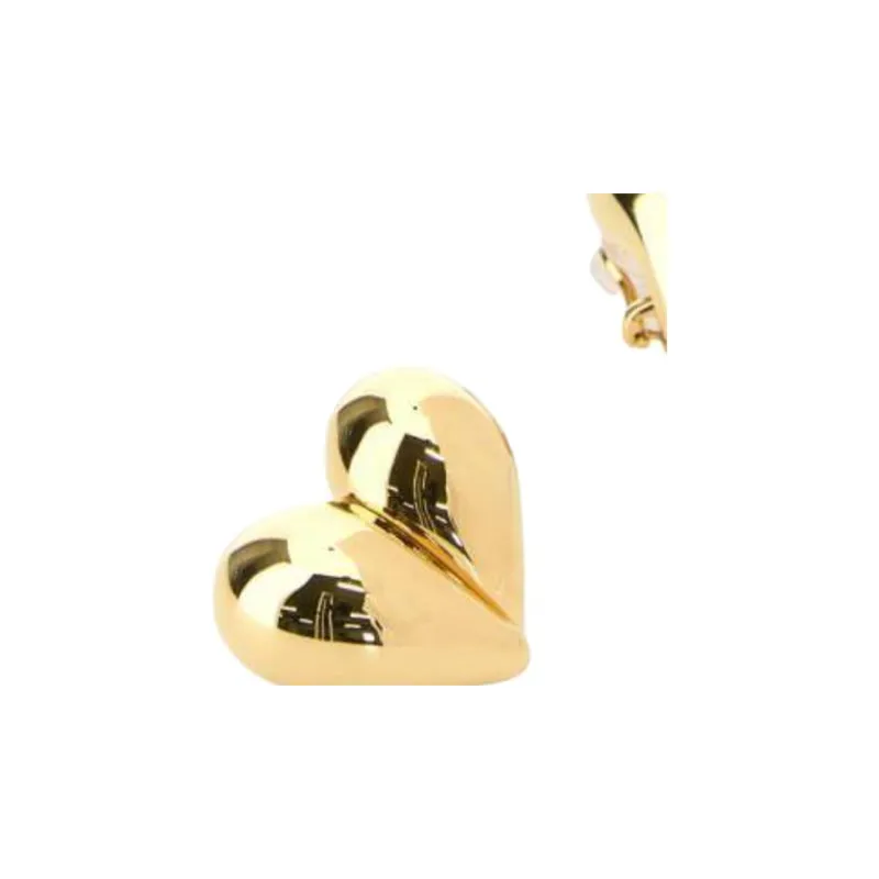 Bottega Veneta 18K Gold Earrings Unisex Gold-2