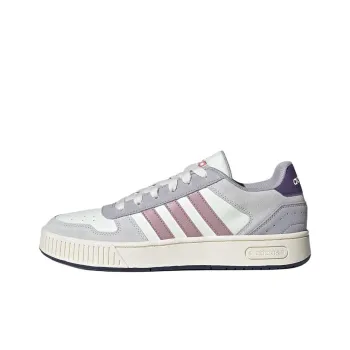 Adidas Neo D PAD Anti Slip Wear Resistant Low Top Skateboard Shoes Unisex White Gray