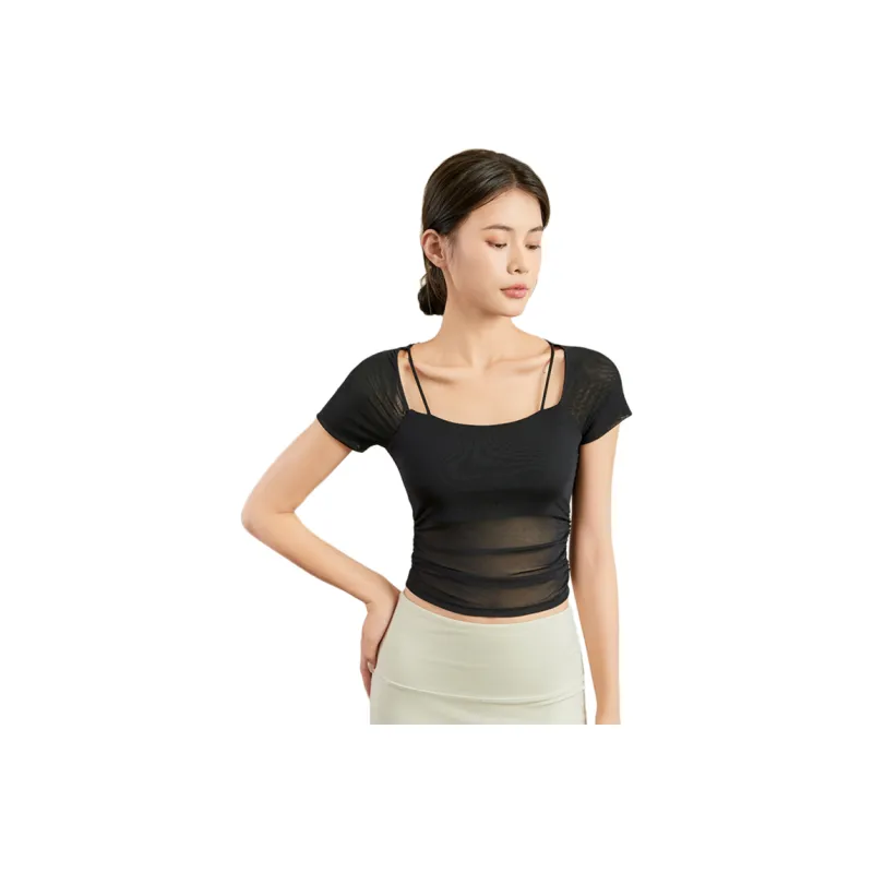 Lulifama Yoga T Shirts Women's-3