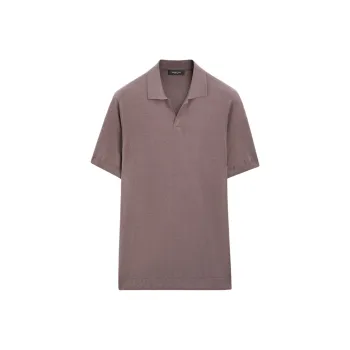 Massimo Dutti Polo Shirts Men Light Purple