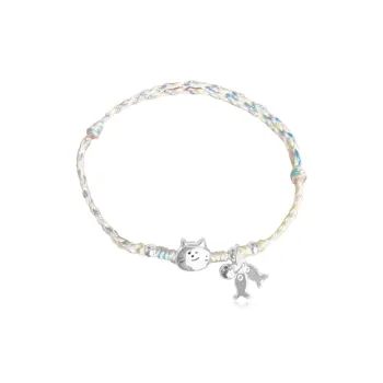 JOYDINNY Fabric Rope Bracelets Women's
