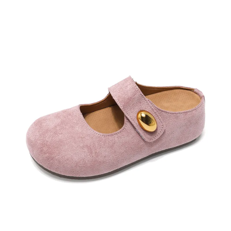 Be Good Rubber Sole Stitching Metal Slip Resistant Closed Toe Slippers Women's-6