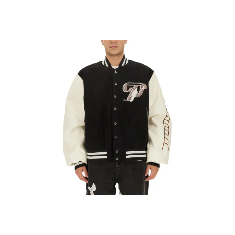3.Paradis Letterman Varsity Bomber Jacket-0