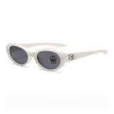 Ecru Frame with Black Gray Lens