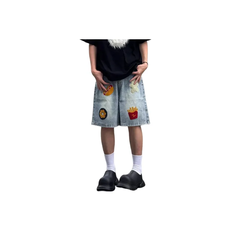 SOIE Denim Shorts Unisex-5