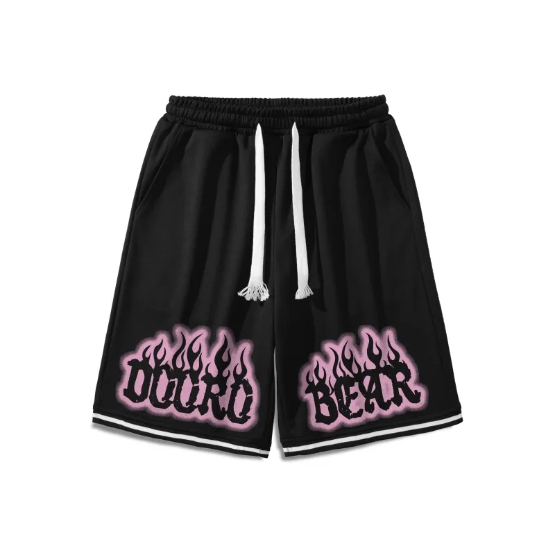 Budding Bear Casual Shorts Unisex-4