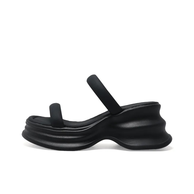 Be Good Rubber Sole Slip Resistant Abrasion Resistant Cushioning Slide Slippers Women's-0