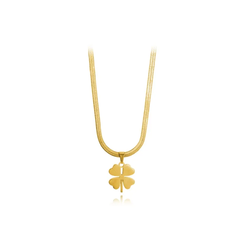 LuluCanaan Titanium Steel Necklaces Women's-3