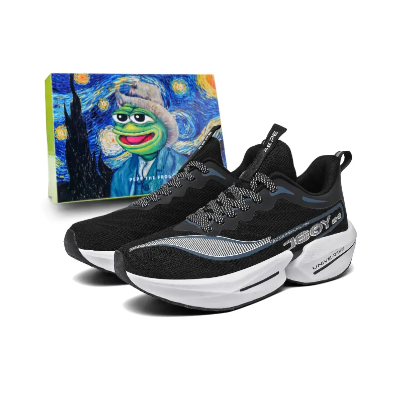 Pepe The Frog Cushioning Abrasion Resistant Lightweight Low Top Running Shoes Unisex-12