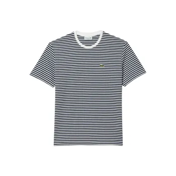 LACOSTE Striped Cotton T shirt