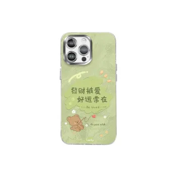 XUANCAISHI JT304 Prosperity Love Phone Cases Compatibility With Apple 16/16e/15/14/13/12 Models.