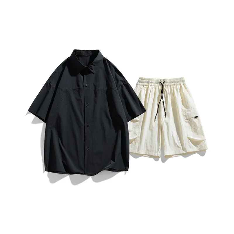 HOKLV Shirt Matching Set Unisex-0