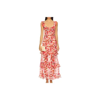 FOR LOVE & LEMONS Sleeveless Dress Women's Red